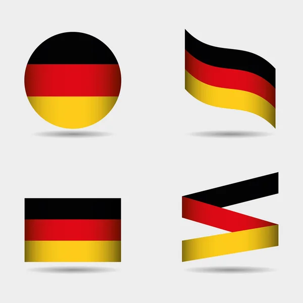 German country flag — Stock Vector