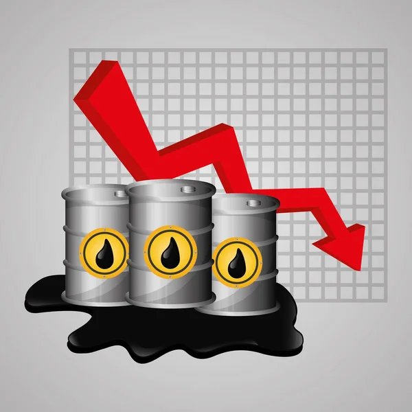 Industria petrolifera — Vettoriale Stock