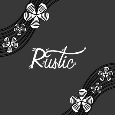 Rustik dekoratif stili