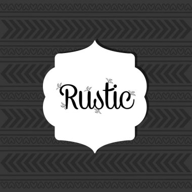 Rustik dekoratif stili