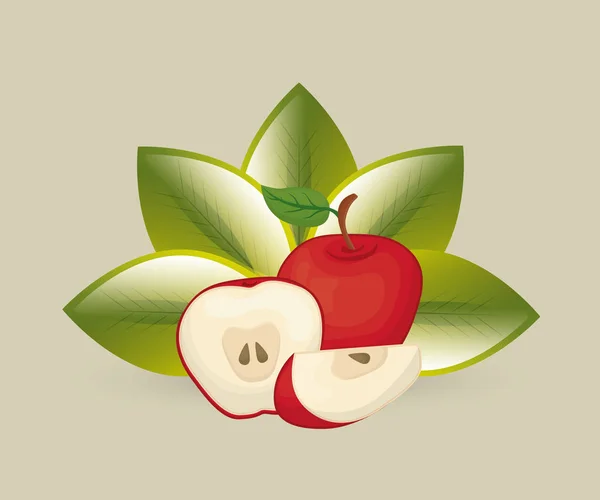Läckra färska frukter — Stock vektor