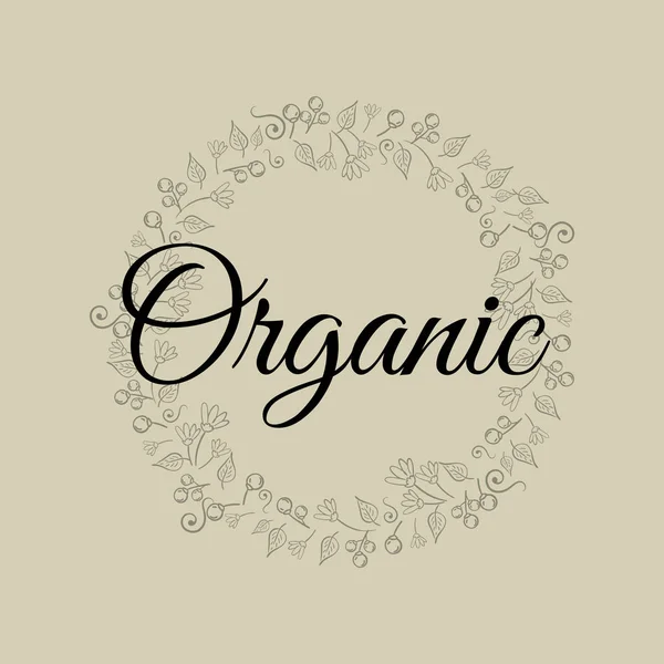 Organic food product — Stock Vector