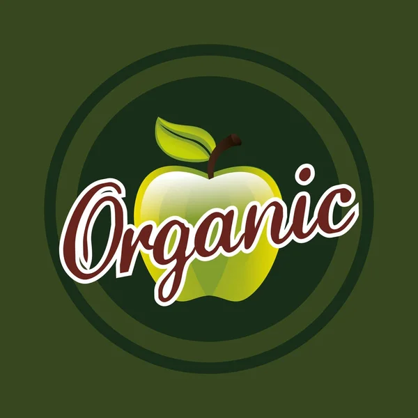 Organické potraviny — Stockový vektor