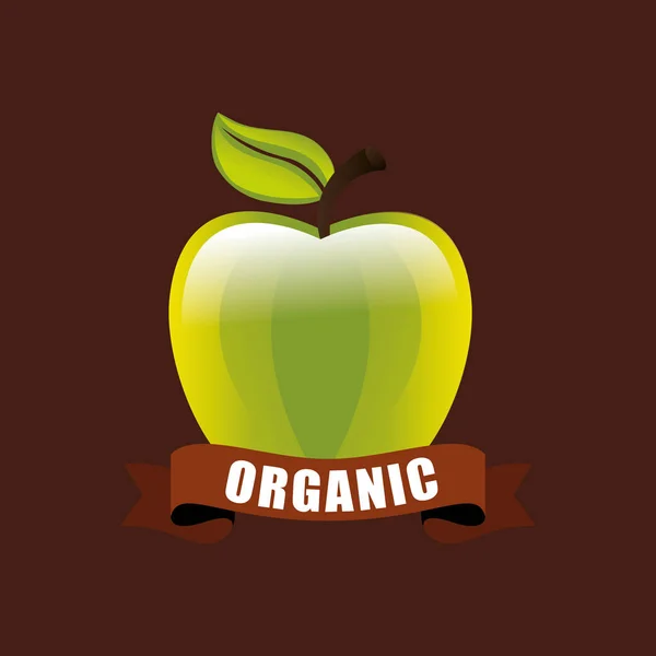 Produit alimentaire biologique — Image vectorielle