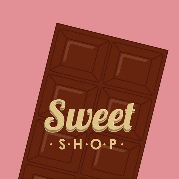 Tatlı şeker dükkanı — Stok Vektör