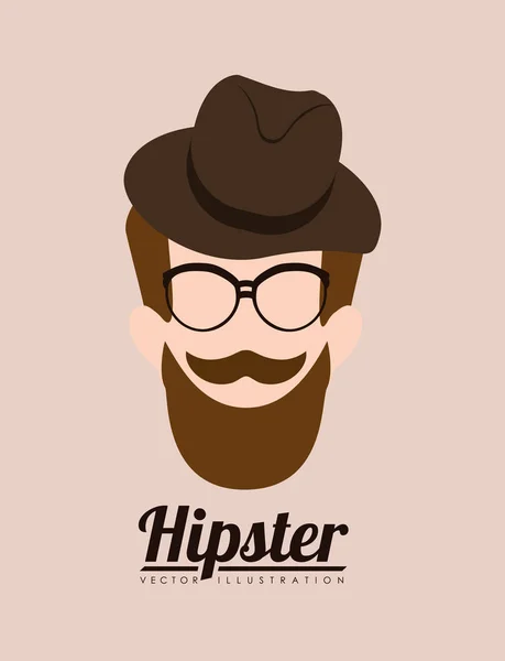 Estilo de vida moda hipster — Vetor de Stock