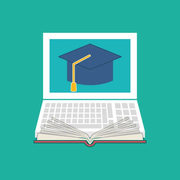Elearning online εκπαίδευση — Διανυσματικό Αρχείο