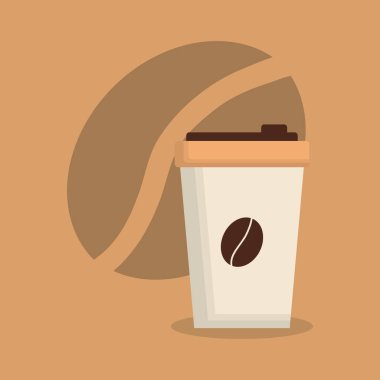 Lezzetli kahve fincanı