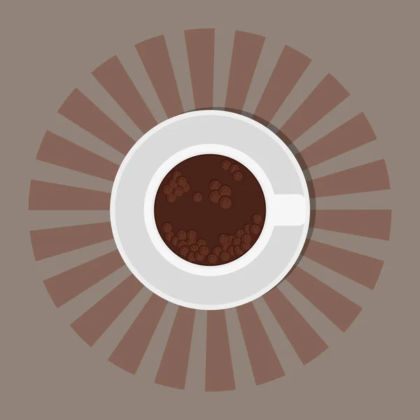 Lezzetli kahve fincanı — Stok Vektör