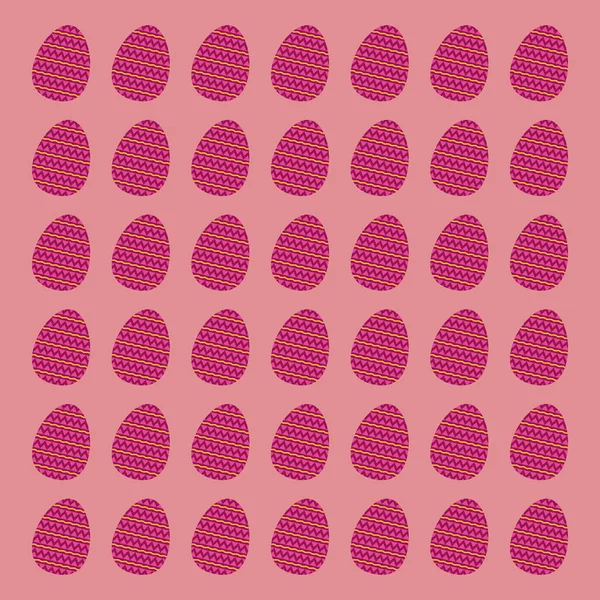 Feliz Pascua linda tarjeta — Vector de stock