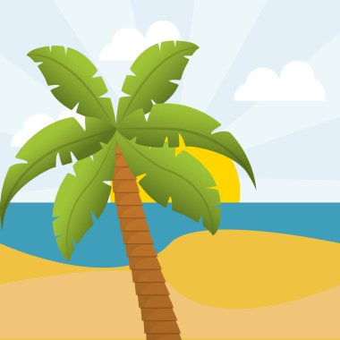 Yaz avuç içi ağaç