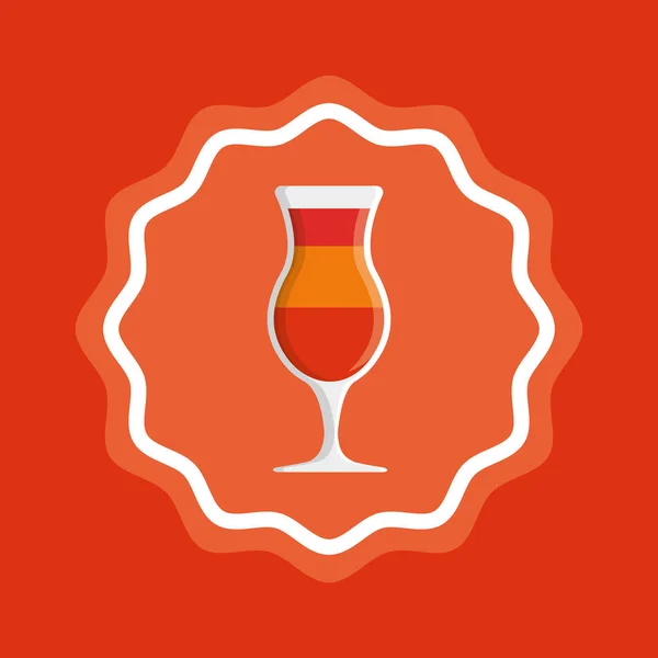 Coktail bar drink — Stockvector