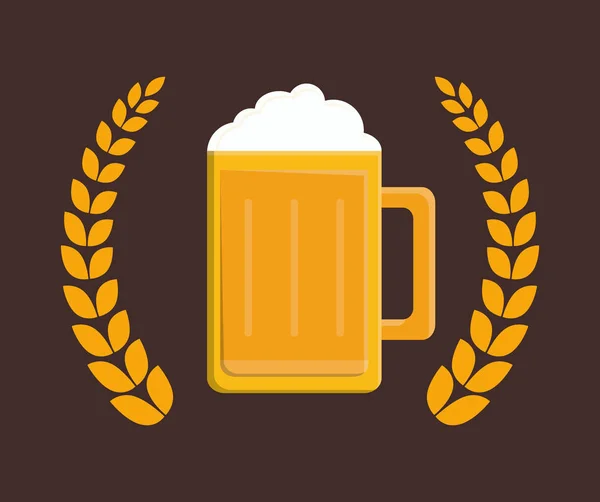 Heerlijk koud biertje — Stockvector