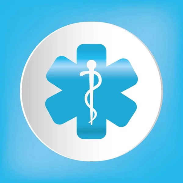 Soins médicaux hospitaliers — Image vectorielle
