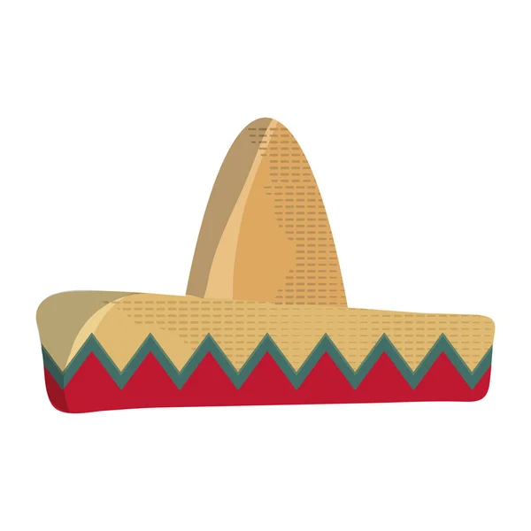 Sombrero latino mexicano — Vector de stock
