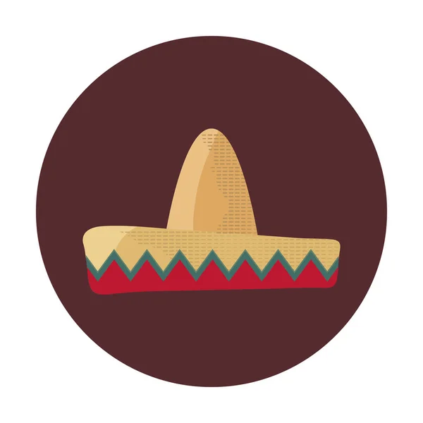 Mexikanska latino hatt — Stock vektor