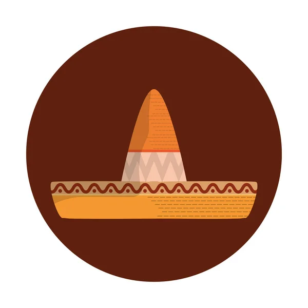 Mexikanischer Latino-Hut — Stockvektor