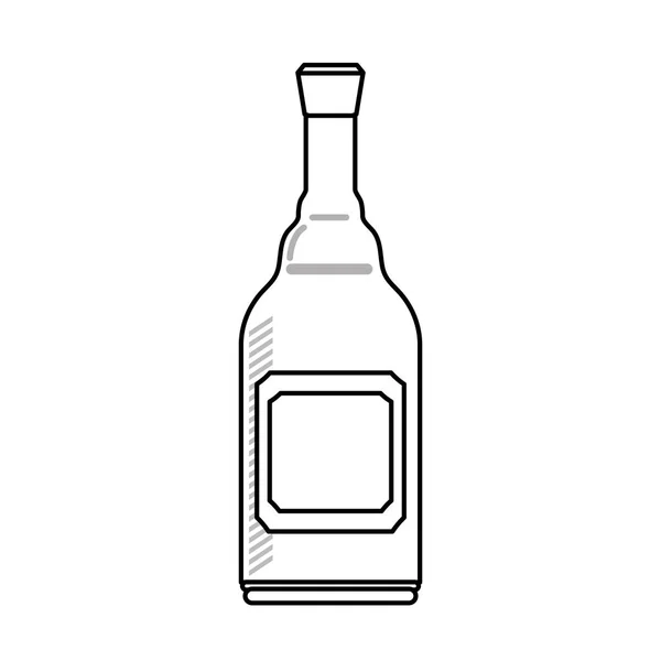 Bouteille de boisson alcoolisée — Image vectorielle