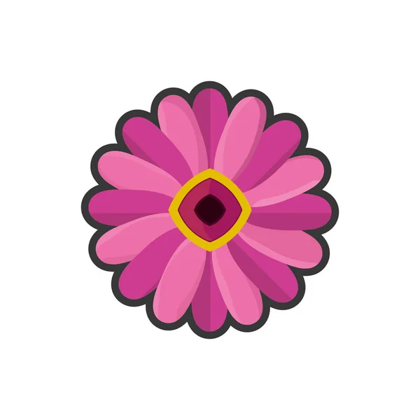 Blomma blommor skönhet — Stock vektor