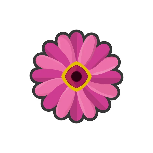 Fleur floral beauté — Image vectorielle