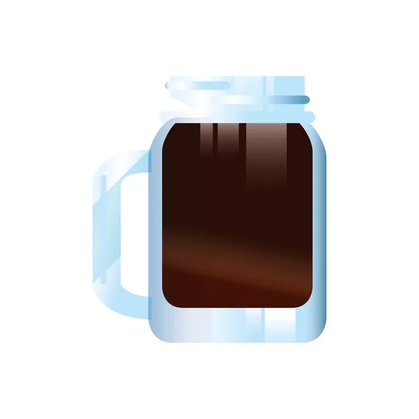 Coffee organic drink — Stock Vector
