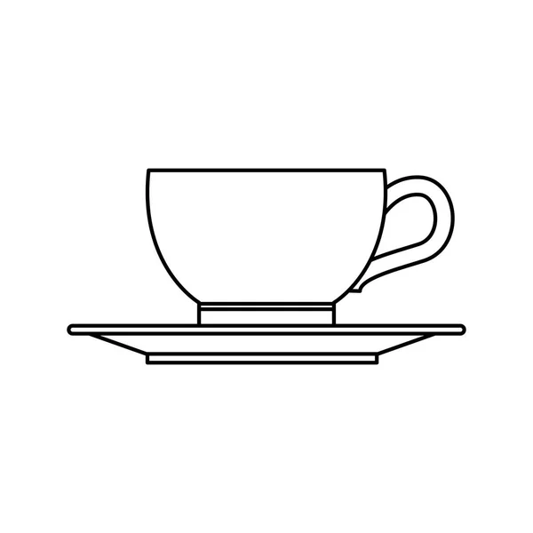 Kaffeetasse trinken — Stockvektor