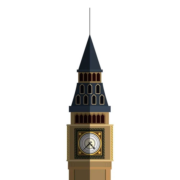 Reloj Big Ben — Archivo Imágenes Vectoriales