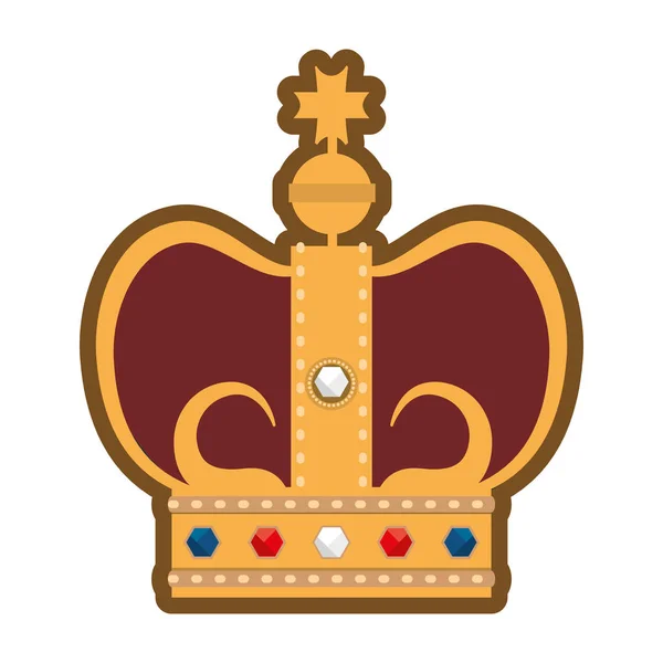 Royal king crown — Stock Vector