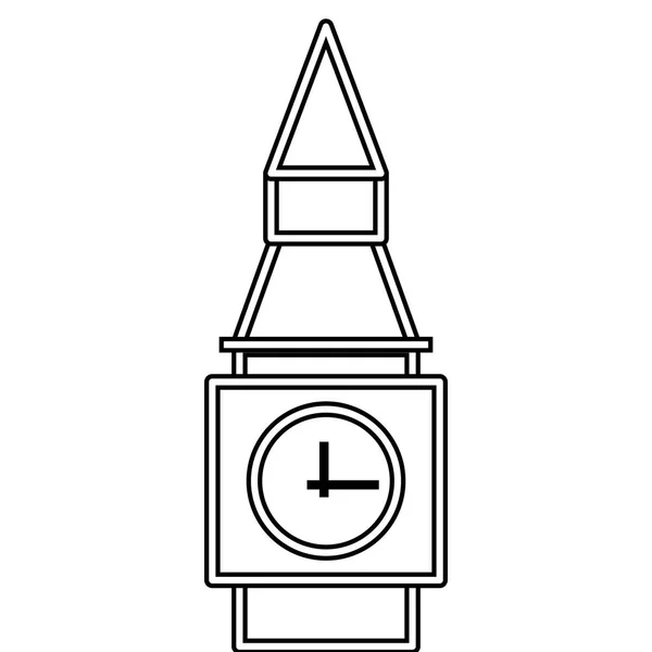Big Ben relógio —  Vetores de Stock