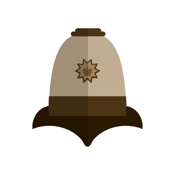 Chapeau de police anglais — Image vectorielle