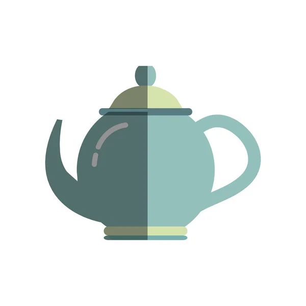 Teekanne aus Porzellan — Stockvektor