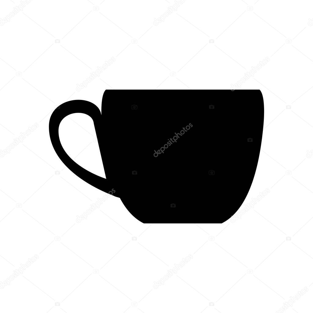Download Coffee cup silhouette — Stock Vector © djv #130361036
