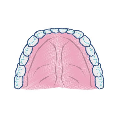 Diş sağlık çizim simgesi