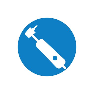 diş hekimi aracı izole simgesi