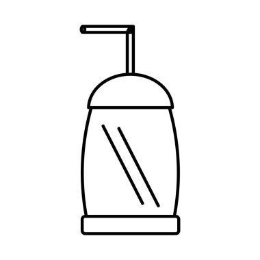 içki soda izole simgesi