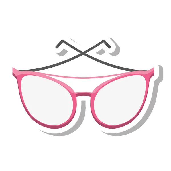 Glasses modern style isolated icon — Stock Vector