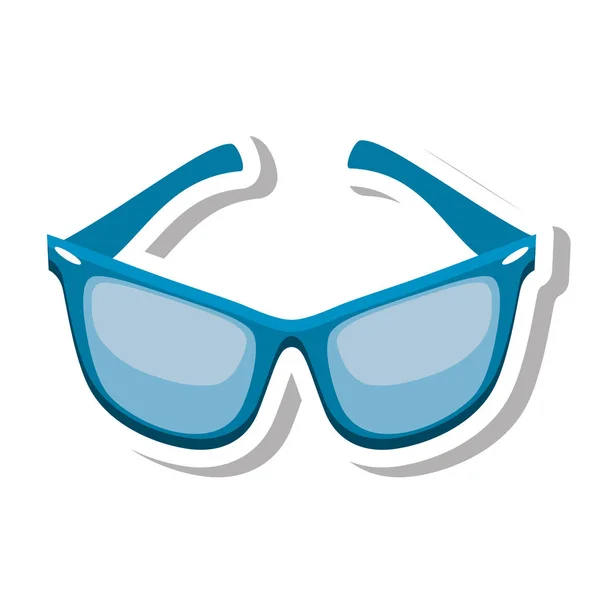 Gafas de estilo moderno icono aislado — Vector de stock