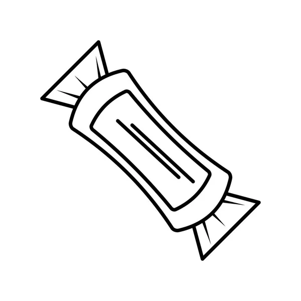 Zoete snoep geïsoleerde pictogram — Stockvector