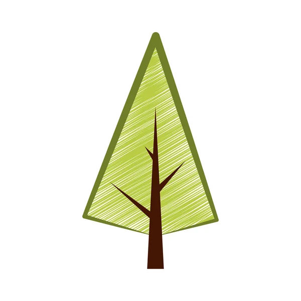 Écologie emblème icône isolée — Image vectorielle