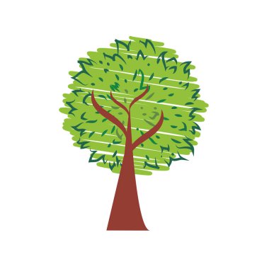 ağaç bitki el izole kutsal kişilerin resmi çizimi