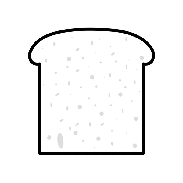 Panadería fresca de pan — Vector de stock