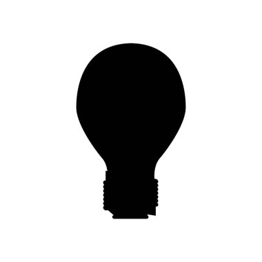 ampul enerji ışık izole simgesi