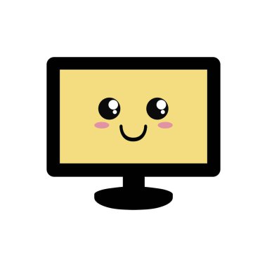 TV ekran çizgi film