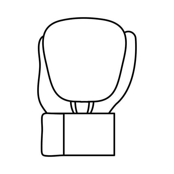 Gant de boxe isolé — Image vectorielle