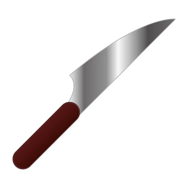 Utensilio cuchillo de cocina — Vector de stock