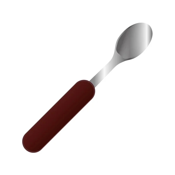 Cucchiaio da cucina utensile — Vettoriale Stock