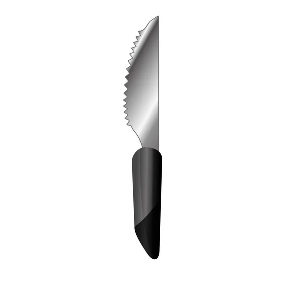 Elszigetelt kés evőeszköz — Stock Vector