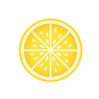 Lezzetli turuncu meyve izole simgesi