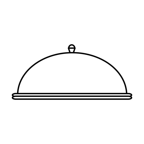 Restaurant dome Bell — Stock Vector