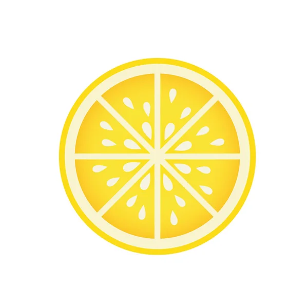 Delicioso ícone isolado de frutas laranja —  Vetores de Stock